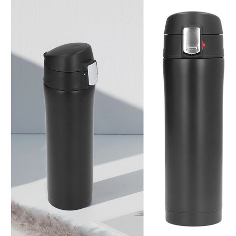 Bouteille isotherme portable en acier inoxydable de 500 ml, bouteille à double paroi isolée, mug de voyage, mug scolaire vide, tasse à thé familiale (1/5)