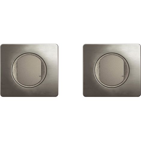 Prêt-à-Poser connectable Céliane pour créer un va-et-vient sans micromodule avec commande sans fils Titanium LEGRAND CT0404