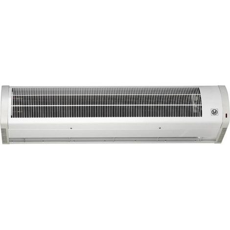 Rideau d'air chaud fixation murale ou suspendue long 1080mm 3 vitesses 3,6kW S&P 678641 (1/2)