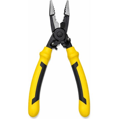 Pinza multifunzione 3 in 1 PER cavi, tagliafili, spelafili, crimpatrice, 21 cm (1/5)