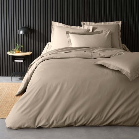 Housse de Couette "Percaline" 240x220cm Sable