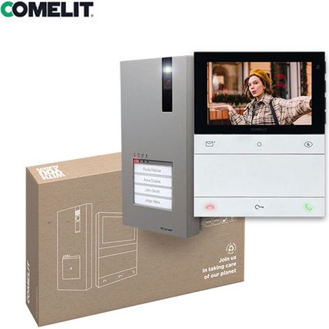Kit videocitofono quadra e people 5 vivavoce