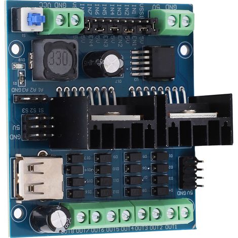 Module de commande L298N à 4 canaux pour moteur intelligent automobile - Composant électronique (1/5)