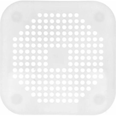 VURAHOME - pièces Francaise Filtre Cheveux Douche Cheveux Douche Filtreevier/Baignoire/Douche en Silicone-Bouchon Caoutchouc Salle de Bain/Cuisine (blanche), (1/5)