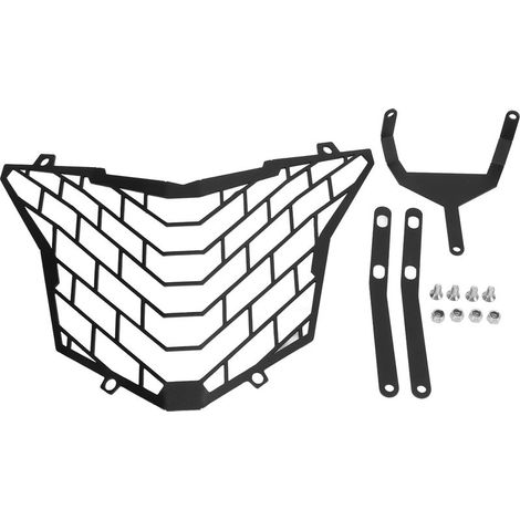 Grille de protection de phare de moto noire, couvercle en maille de protection de remplacement pour CB500X 2016 – 2017 (1/5)