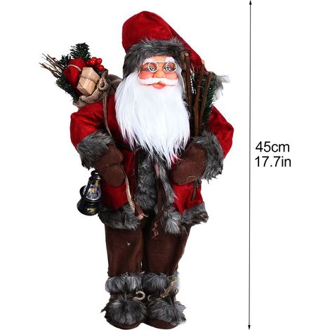 Weihnachtsdekorationen, Weihnachtsmann-Actionfigur, Stockpuppe (1/5)