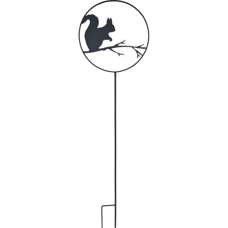 Déco Jardin écureuil Anthracite Silhouette D'écureuil à Piquer Pour Jardin - Louis Moulin (1/3)