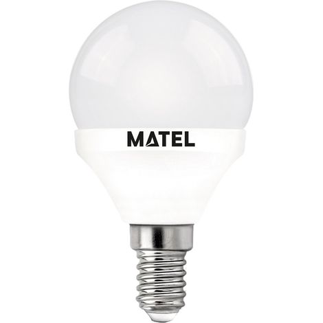 Neutrale matel e14 5w kugelförmige LED-Glühbirne (3 Intensitäten)