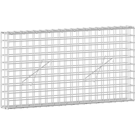 Gabion avec Fil de 3,5 mm et Maille de 5x5 cm 100x10x50 cm vidaXL (1/4)