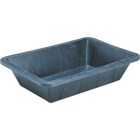 Auge flexogom sans poignée 25 litres – Dimensions 60x40x16cm – Résistante aux chocs – Pour mélange ciment et granulats – Vinmer