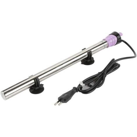 Tige de Chauffage d'aquarium, Chauffe-Eau électrique thermostatique Automatique en Acier Inoxydable Chauffe-Eau antidéflagrant(EU Plug 500W 220V) (1/5)