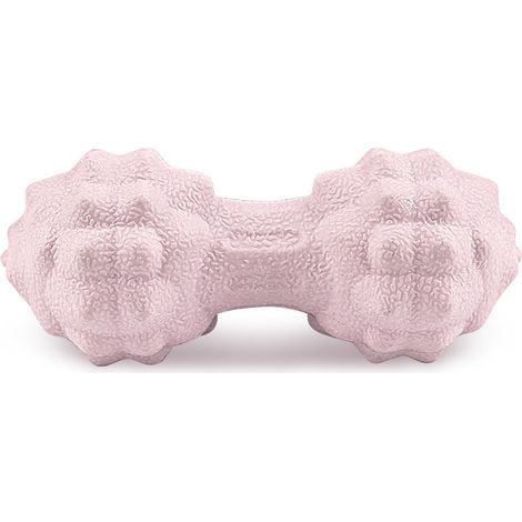 Balle de massage en forme de cacahuète en TPR pour un massage musculaire profond Rose (1/5)