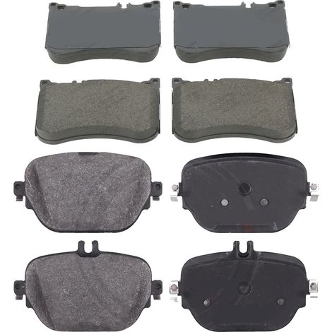 KIT PASTIGLIE FRENO ANTERIORI E POSTERIORI compatibile con MERCEDES-BENZ GLE (V167) / PASTIGLIE FRENANTI AUTO OEM P 50 149  P 50 152,P 50 168  P 50 162 / SOSTITUZIONE DIRETTA / BASSA POLVERE / SILENZI (1/4)