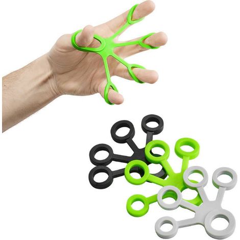4FIZJO Fasce elastiche per allenamento delle dita, 3 pezzi