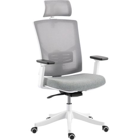 HOMCOM Sedia Ergonomica Girevole con Supporto Lombare Dinamico 4D Multicolore