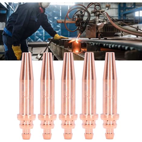 G02-0 0 Isobare Schneiddüse, Acetylen-Brennschneiddüse, Schneiddüse für All-in-One-Maschine, verkauft in Fünferpackungen. (1/5)