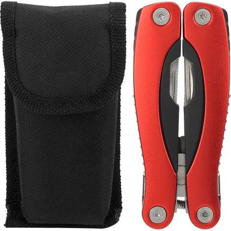 Couteau pliable multifonction avec pinces, tournevis et outils de survie extérieur EDC portable (1/5)