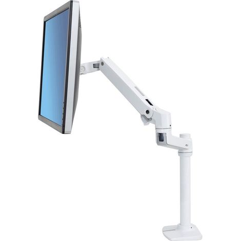 ERGOTRON Ergotron LX Monitorarm mit hoher Säule, Tischhalterung (weiß) (45-537-216)