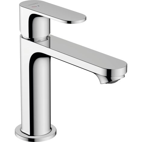 Robinet de lavabo avec vidage à tirette, robinet de salle de bain avec hauteur de bec 109 mm, mitigeur lavabo économiseur d'eau (1/5)