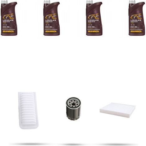 Kit tagliando 3 FILTRI e 4L OLIO compatibile con Mitsubshi ASX (GA7W) 1.6 LPG 86kw Dal 2010 (1/5)