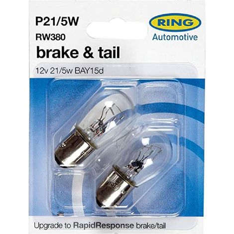 2 Ampoules 12v 21-5w Bay15d Osp -BLISTER- Ring