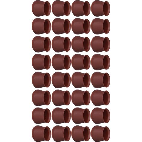 Lot de 32 Protège-pieds de Chaise Ronds en Silicone, Antidérapants et Anti-rayures, Capuchons pour Pieds de Meuble, Accessoire (1/5)