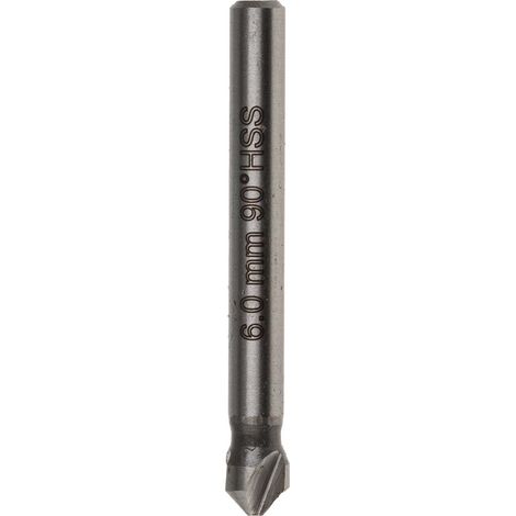 Fraise RS PRO HSS tête de 6mm 3 cannelures x 1 ( Prix pour 1 )