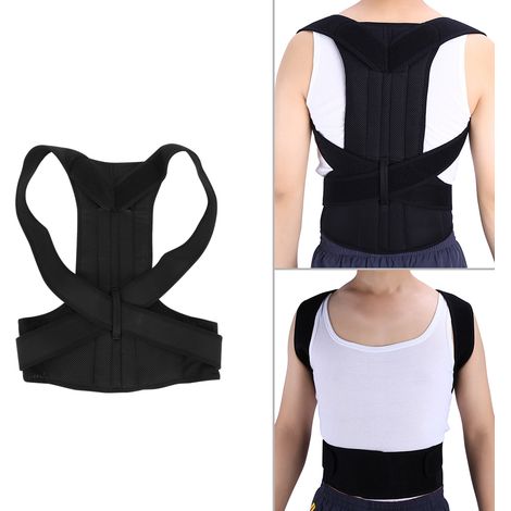 Correcteur de posture dorsal ajustable, ceinture de soutien du dos et des épaules, correcteur de posture (1/5)