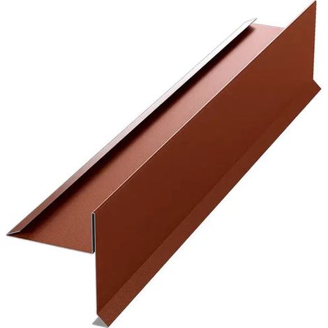 Bordure fronton sous la tuile, rouge brique Mat RAL 8004