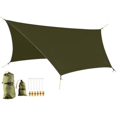 Lona impermeable de 360 x 290 cm, 210T, PU3000 (1/3)