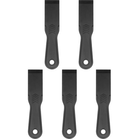 Ensemble de 5 spatules sourcing map, en plastique souple 7 mm d'épaisseur et 3,8 cm large, pour