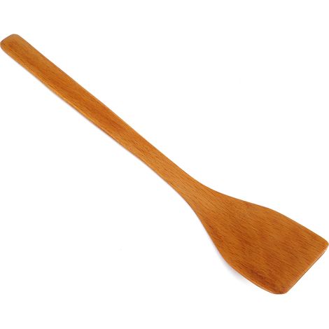 Spatule en bois antiadhésive, pelle à frire, ustensile de cuisine (couleur bois clair) (1/5)