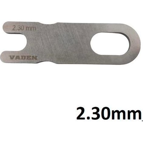 Lame de compensateur d'entretoise de réglage d'injecteur Volvo 2,30 mm  VAD130005007