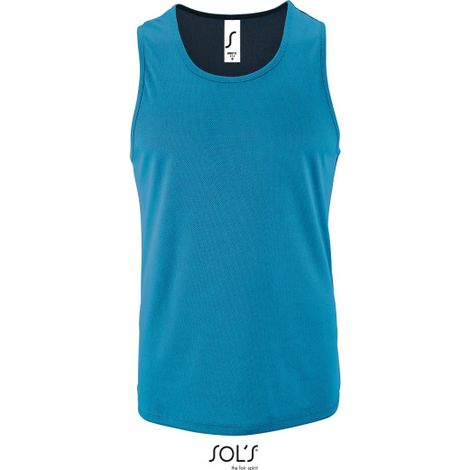 Camiseta De Tirantes De Deporte De Hombre SOL'S SPORTY TT MEN XXL Aqua