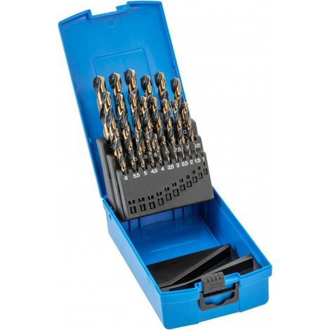 Foret métal HSS de 1 à 13 mm - Boite de 25 forets