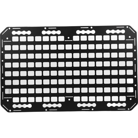 Ortviai Panneau MOLLE en aluminium 432 x 692 mm pour fixation sur rail L – Organiseur de chargement polyvalent (1/5)