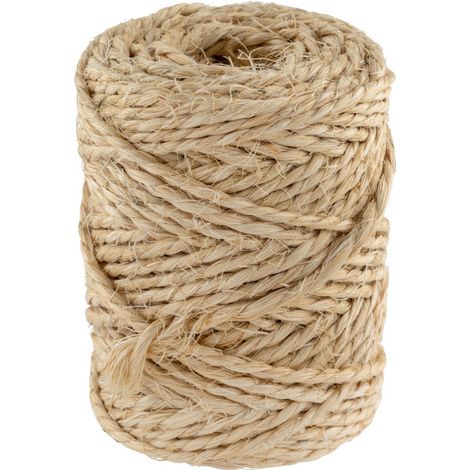 Cuerda Sisal 3mm 48m  Cuerda de Yute Embalaje Decoracion Jardineria Fotos Regalos Manualidades (1/5)