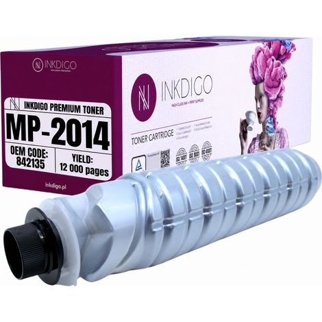Tóner Inkdigo 842135 compatible con Ricoh IM2702 M2700 MP2014 M2701 MP2014D. Certificado por TÜV. (1/4)