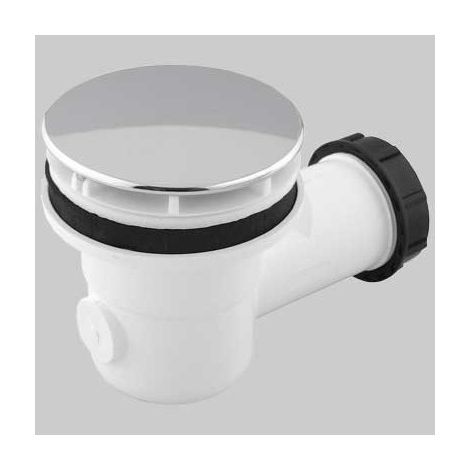 PILETTA PER PIATTO DOCCIA Ø 60 CON TAPPO ABS CROMATO 40x 11/2