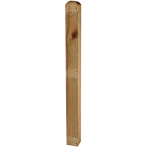 Poste de madera arco  7x7x100 cm. -