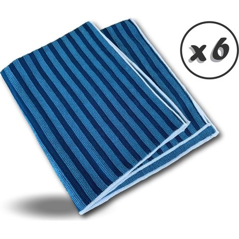 Serpillière microfibre sol 50x60 cm Lavante dégraissante - Quantité x 6 - Serpillère microfibre 50x60 cm (1/5)