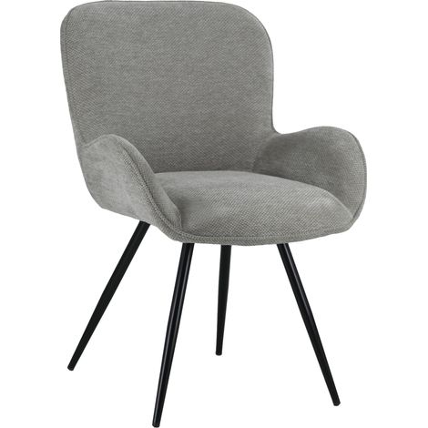 HAPPY GARDEN - Chaise en chenille grise EVA (1/5)