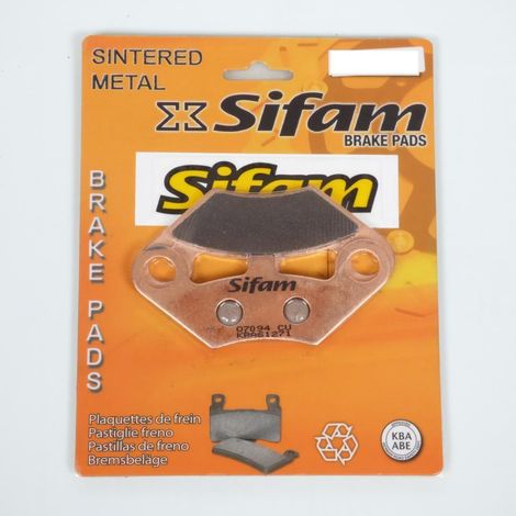 Plaquette de frein Sifam pour Quad Goes 520 G 2007 à 2014 AVG / (1/3)