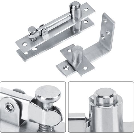 Charnière pivotante à 360 degrés en acier inoxydable pour porte rotative d'immeuble de grande hauteur (1/5)