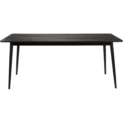 Table Design, Table de repas 160 x 80 cm Fabio Noir en Wood, BOITE A DESIGN (1/5)