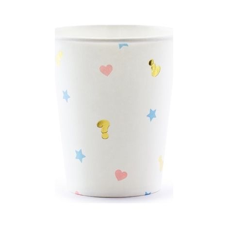 Bicchieri per baby shower per maschietto o femminuccia, 200 ml, confezione da 6 pezzi. (1/3)