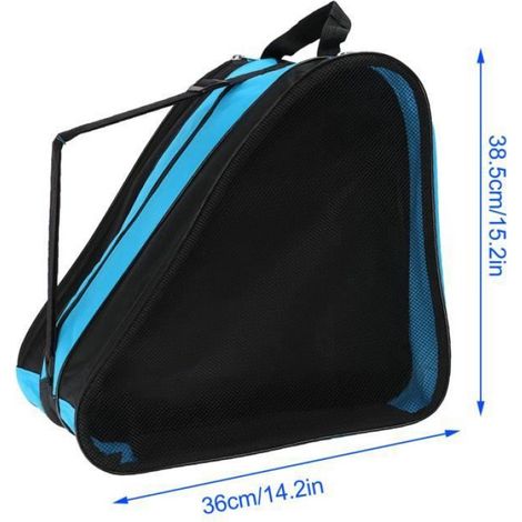 Sac à patins - - Modèle épaissi - 3 couches - Étanche - Sangle réglable - Bleu (1/4)
