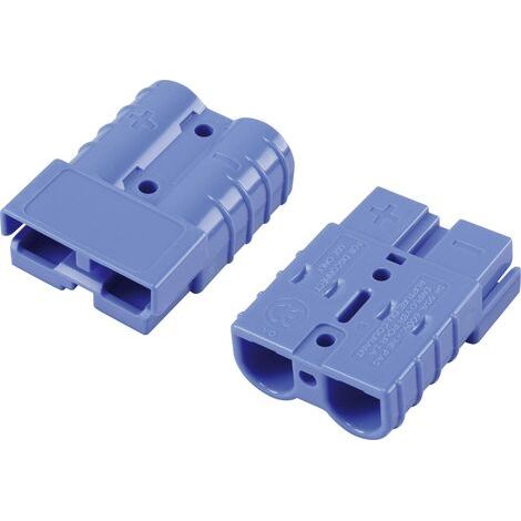 TRU COMPONENTS Connecteur de batterie à courant fort 50 A bleu Contenu: 1 pc(s) S497661 (1/3)