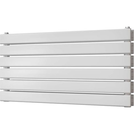 Typhoon Axis - White Horizontal Radiator H408mm x W800mm Double Panel