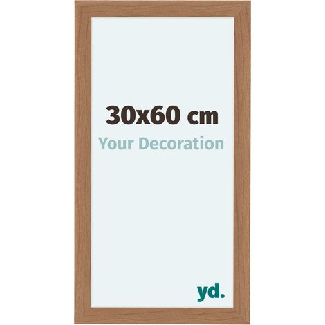 yd. - Cadre photo 30x60 - Noyer clair - MDF - Como (1/5)